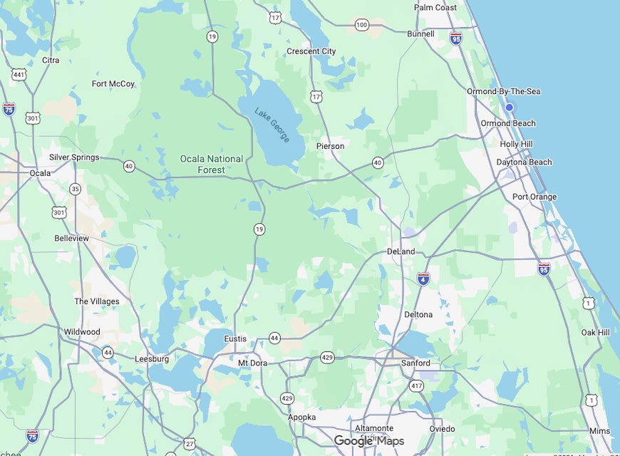 Orange County service area map